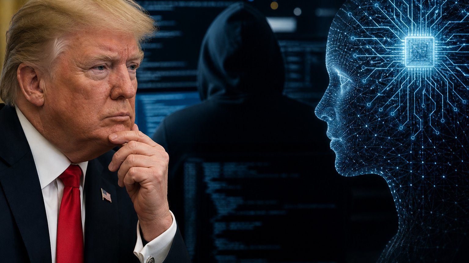 Trump weighs AI controls after hacking claims
