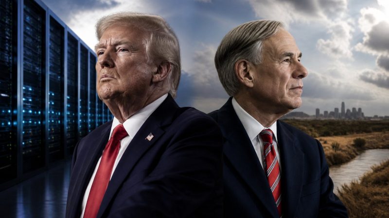 Trump, Abbott Split on Texas Data Center Boom