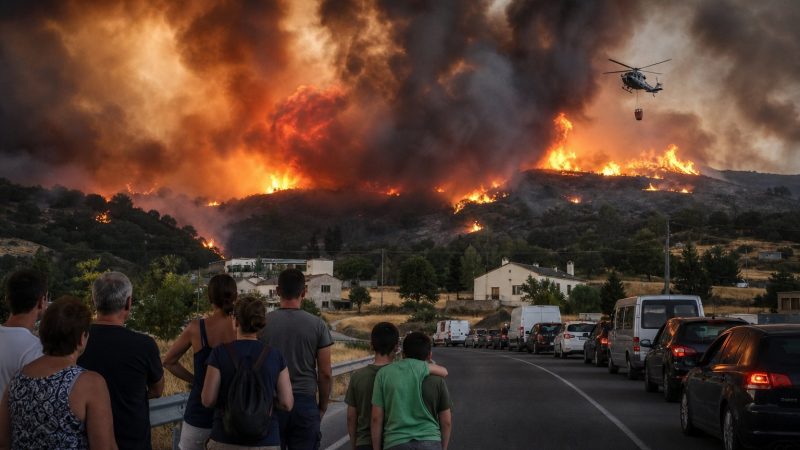 Madrid wildfire overwhelms crews as evacuations spread