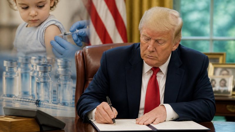 Trump Orders Review of Childhood Vaccine Schedule