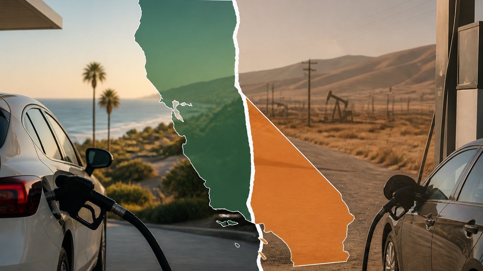 California Gas Prices Split Sharply by County