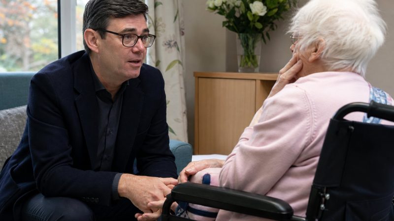 Burnham Sets Out Social Care Push in First Week