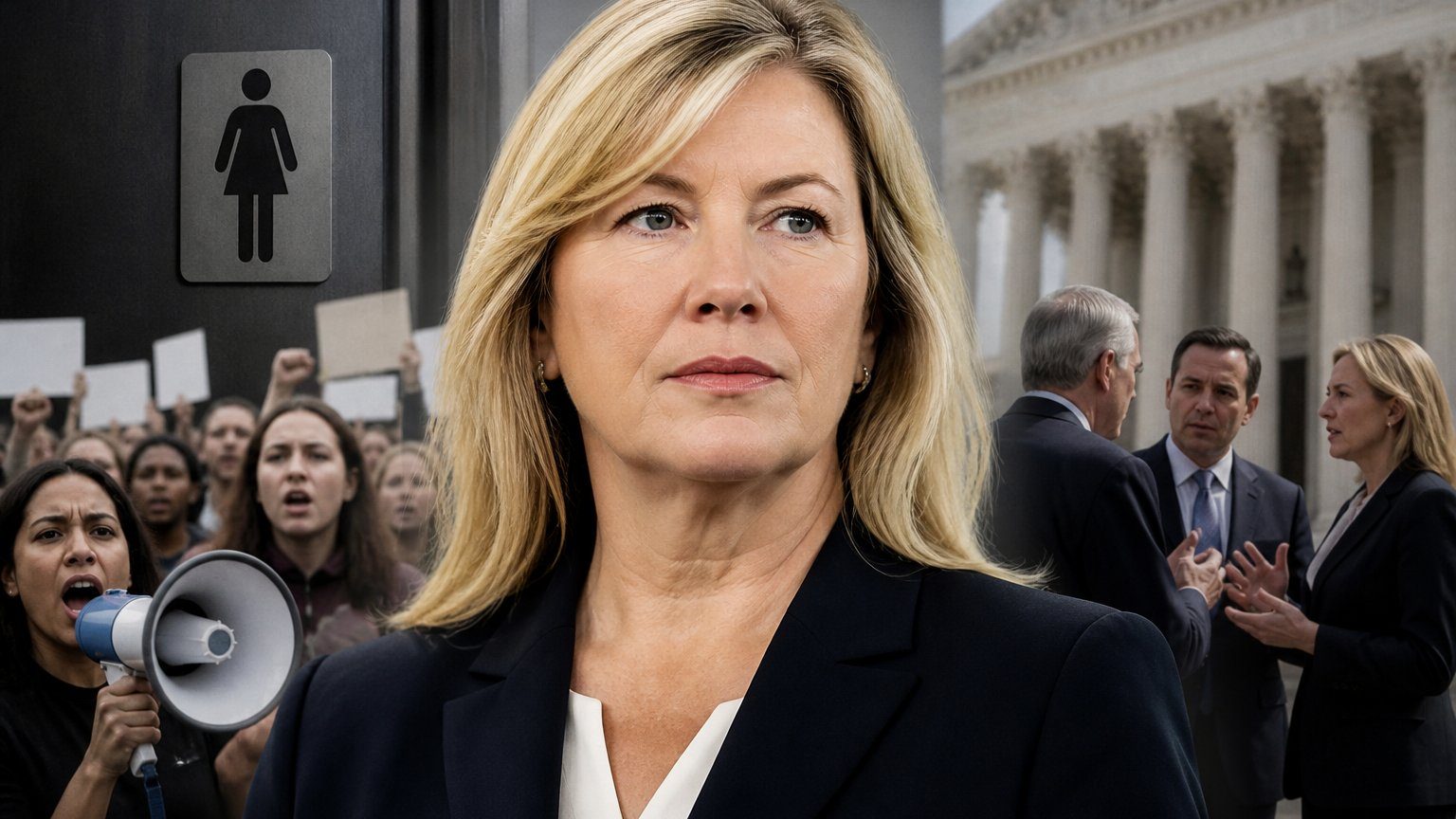 Sarah Trone Garriott Faces Clash Over Bathroom Votes