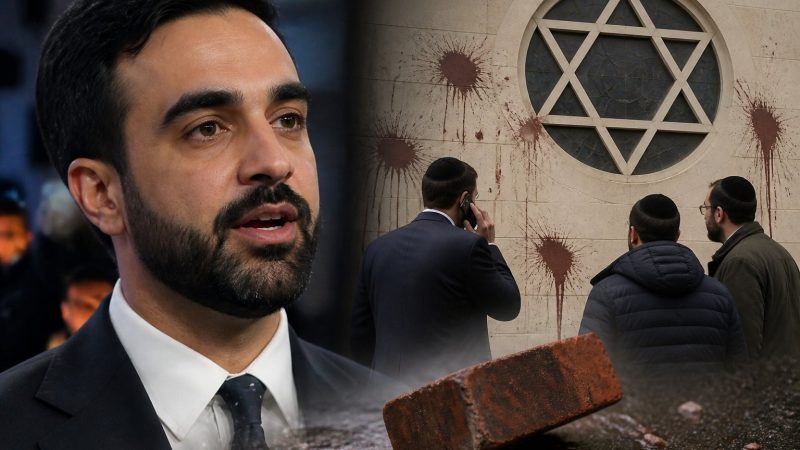 Mamdani Video Tied to Synagogue Brick Attack