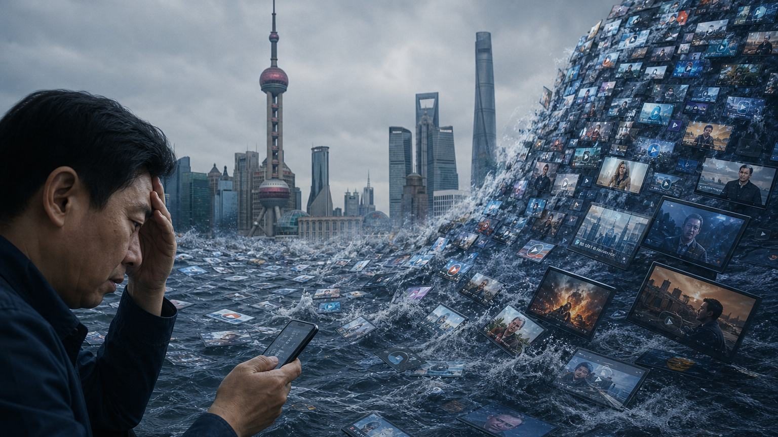 China Faces AI Flood Fake Videos Crisis