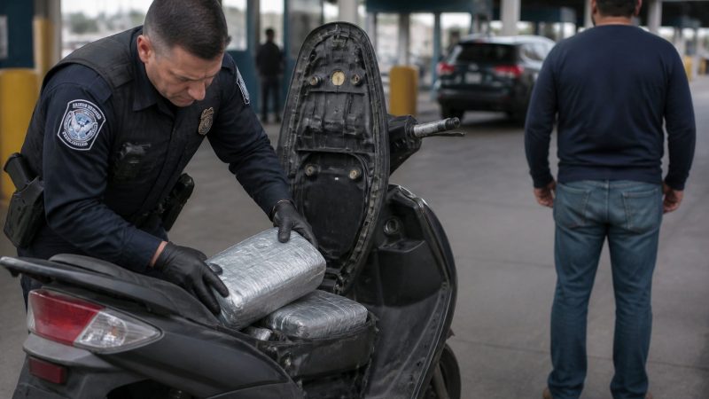 Fentanyl hidden in moped seized at border