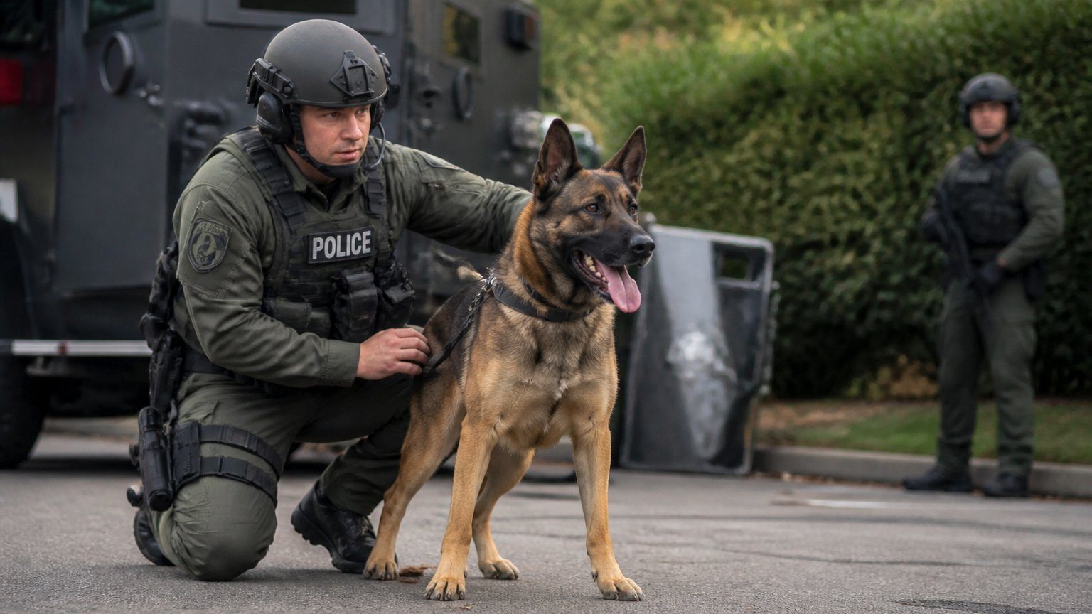 Washington K-9 Midas ends 40-minute standoff