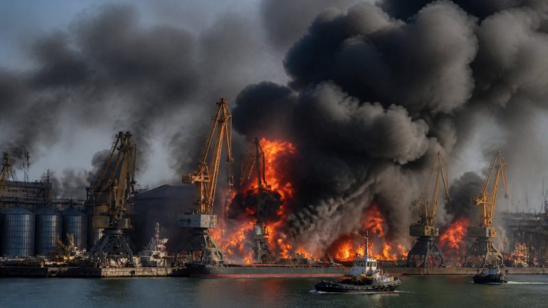 Odesa Port Under Fire as Russia Targets Black Sea Trade
