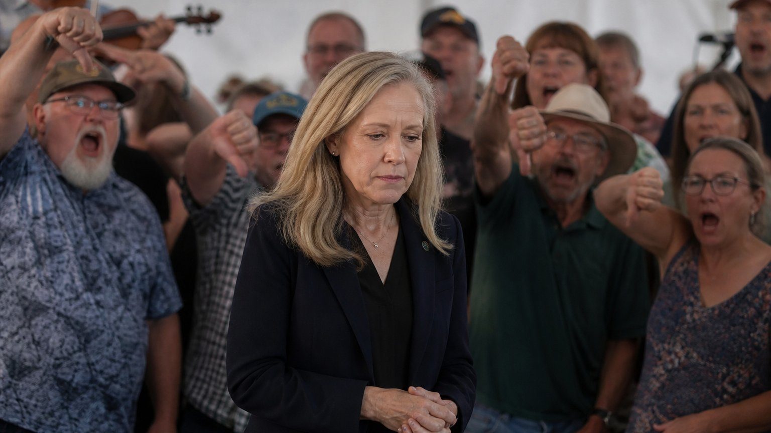 Spanberger Booed at Virginia Fiddlers Event