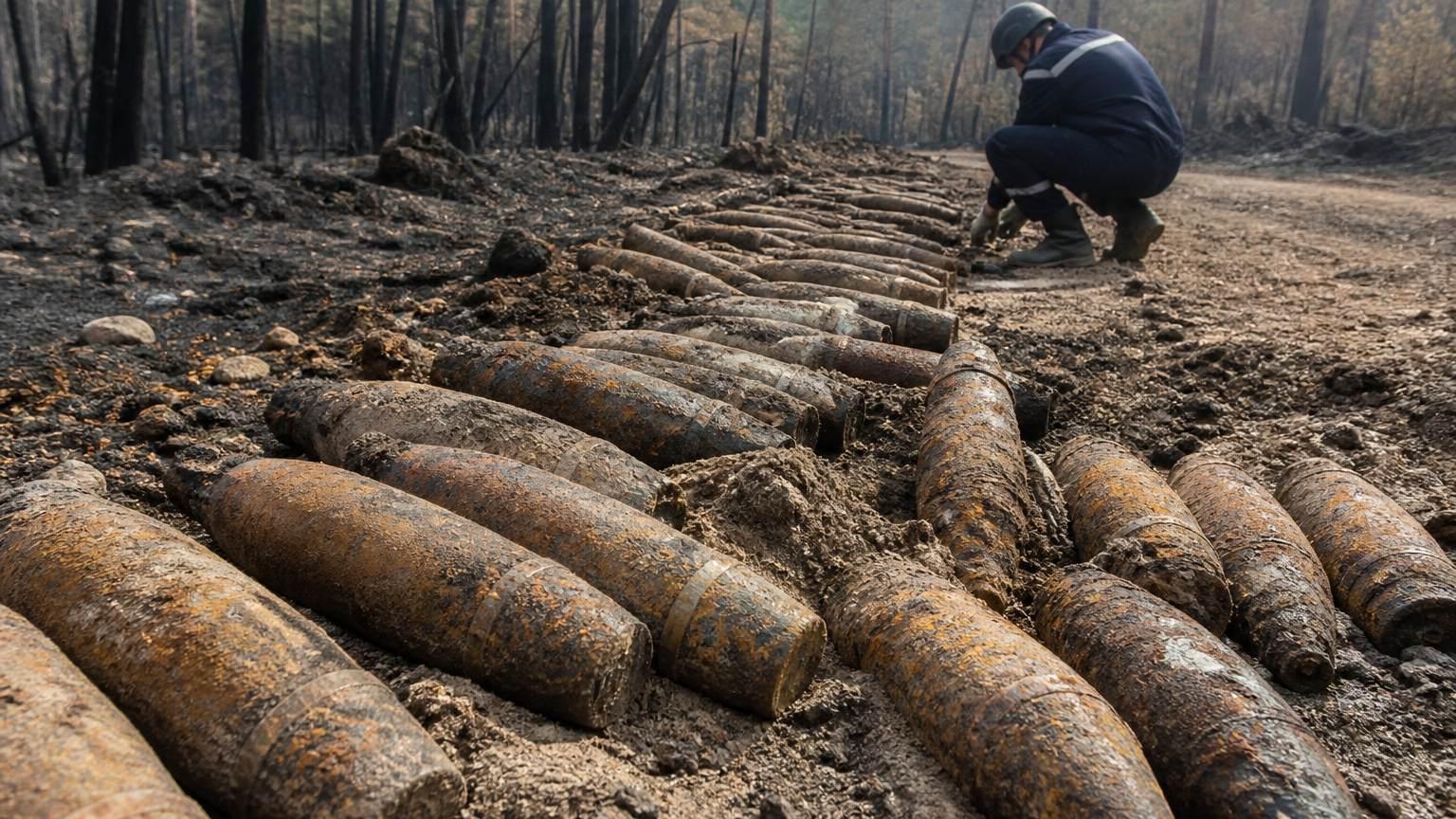 France Wildfires Expose 400 WWII Shells in Le Porge