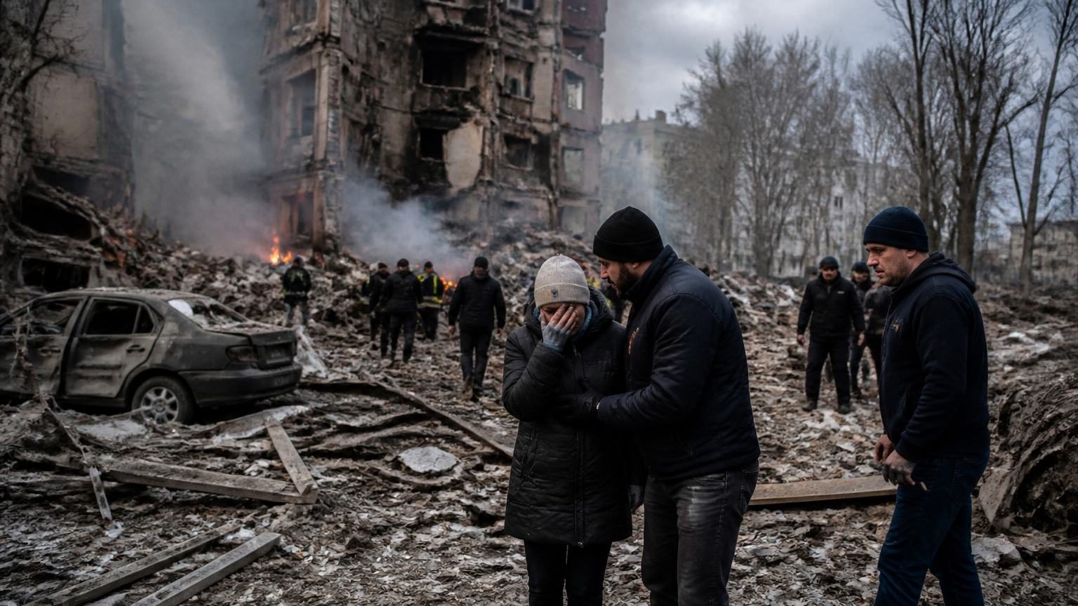 Kyiv missile attack kills at least nine