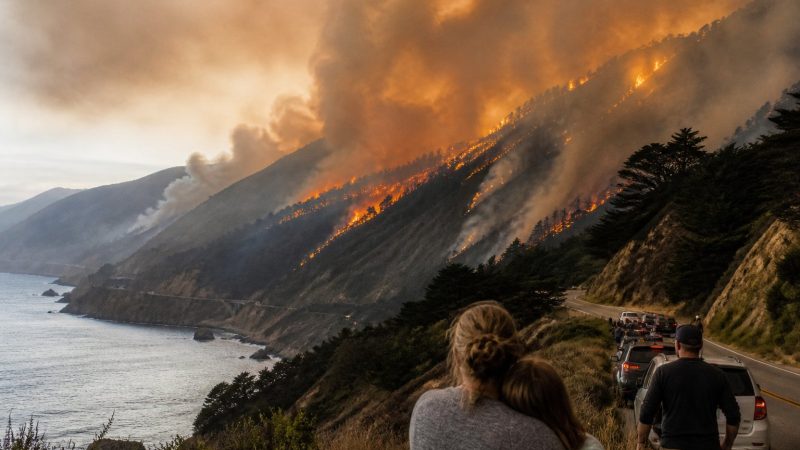 Timber Fire Forces Big Sur Evacuations