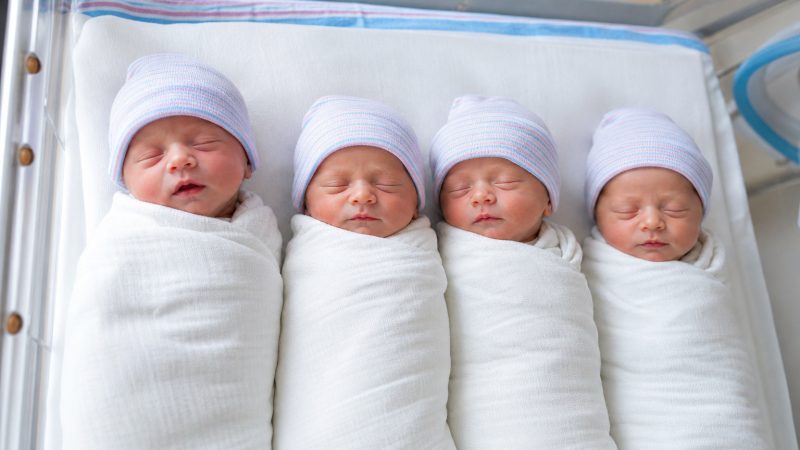 Rare identical quadruplets born in Australia
