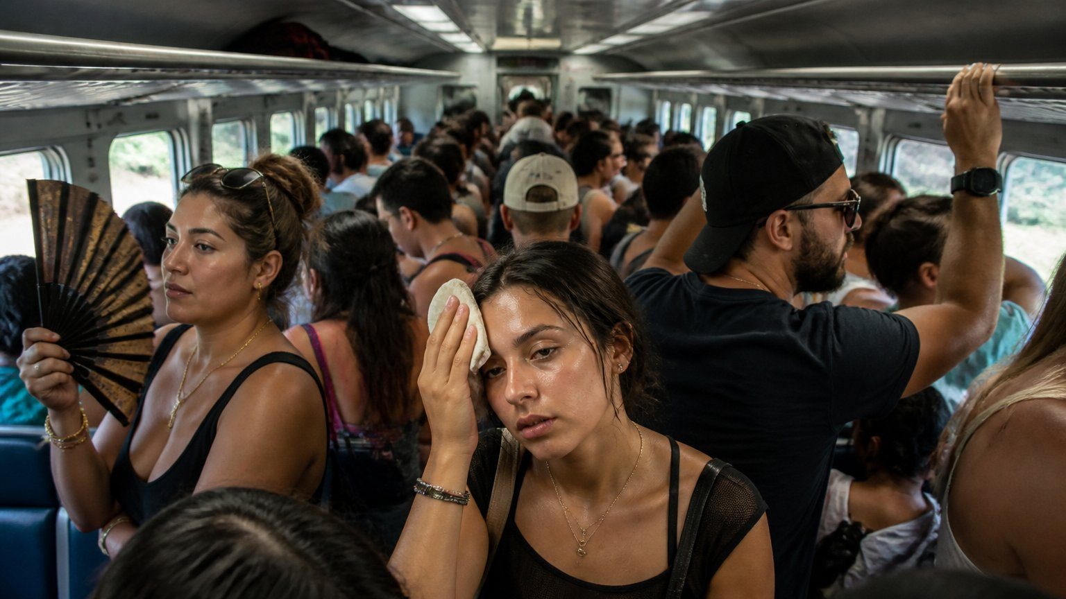 NYC-Bound Train Leaves Concertgoers Stuck in Heat