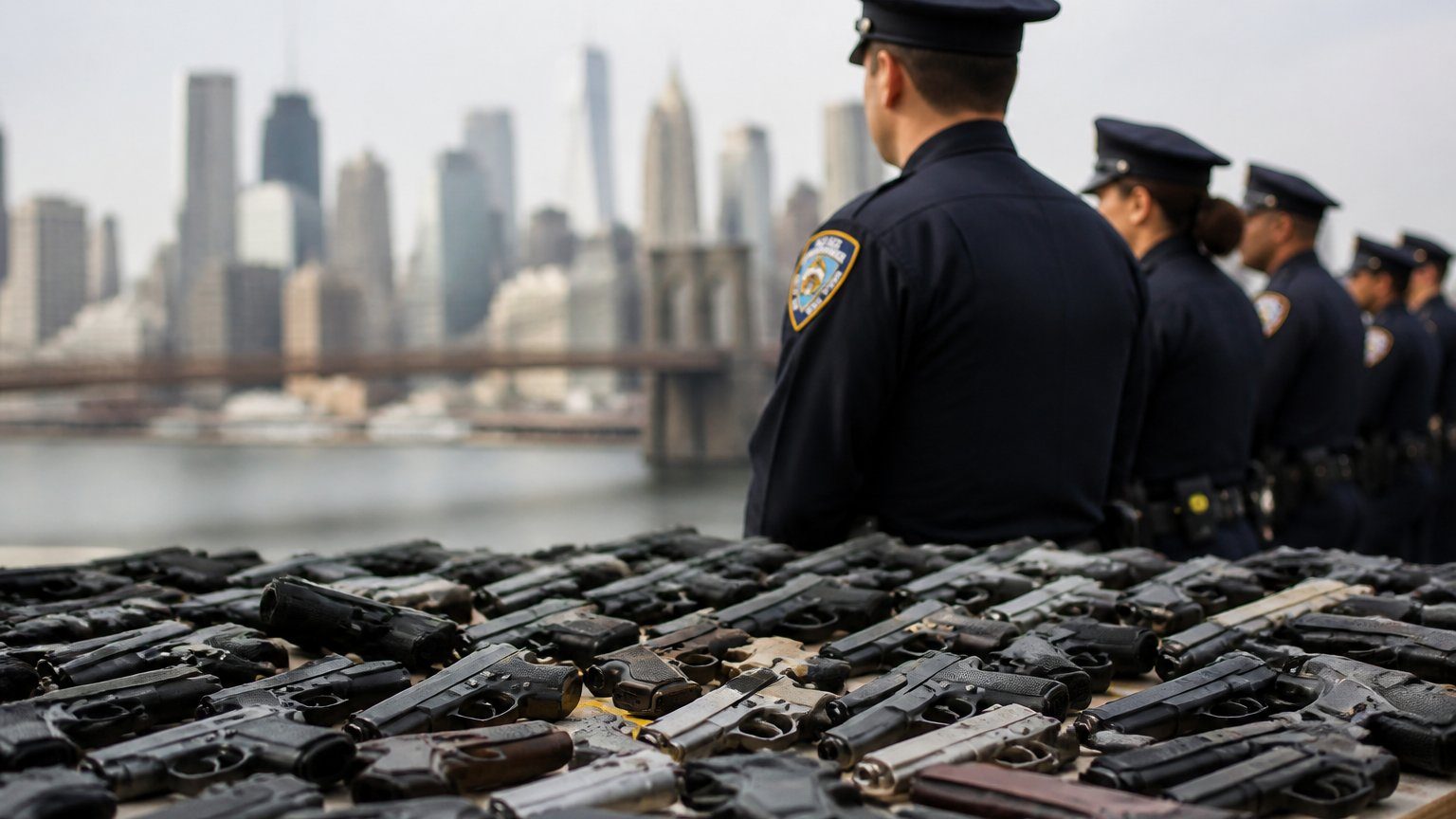 NYPD gun seizures top 3,000 as shootings fall