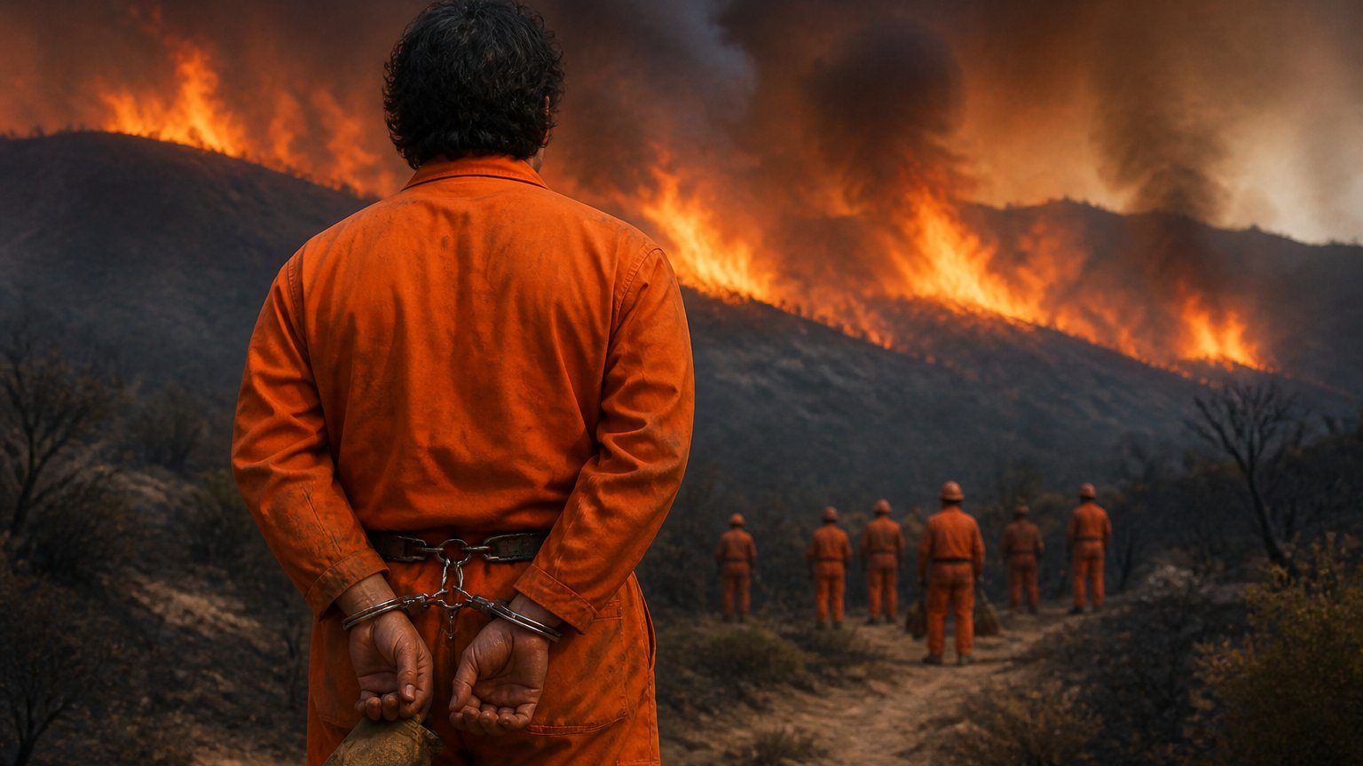 Inmate Firefighter Tied to Deadly Gann Fire