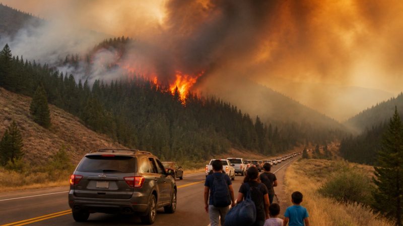 MP18 Fire Forces Hoopa Evacuations, Highway 96 Closure