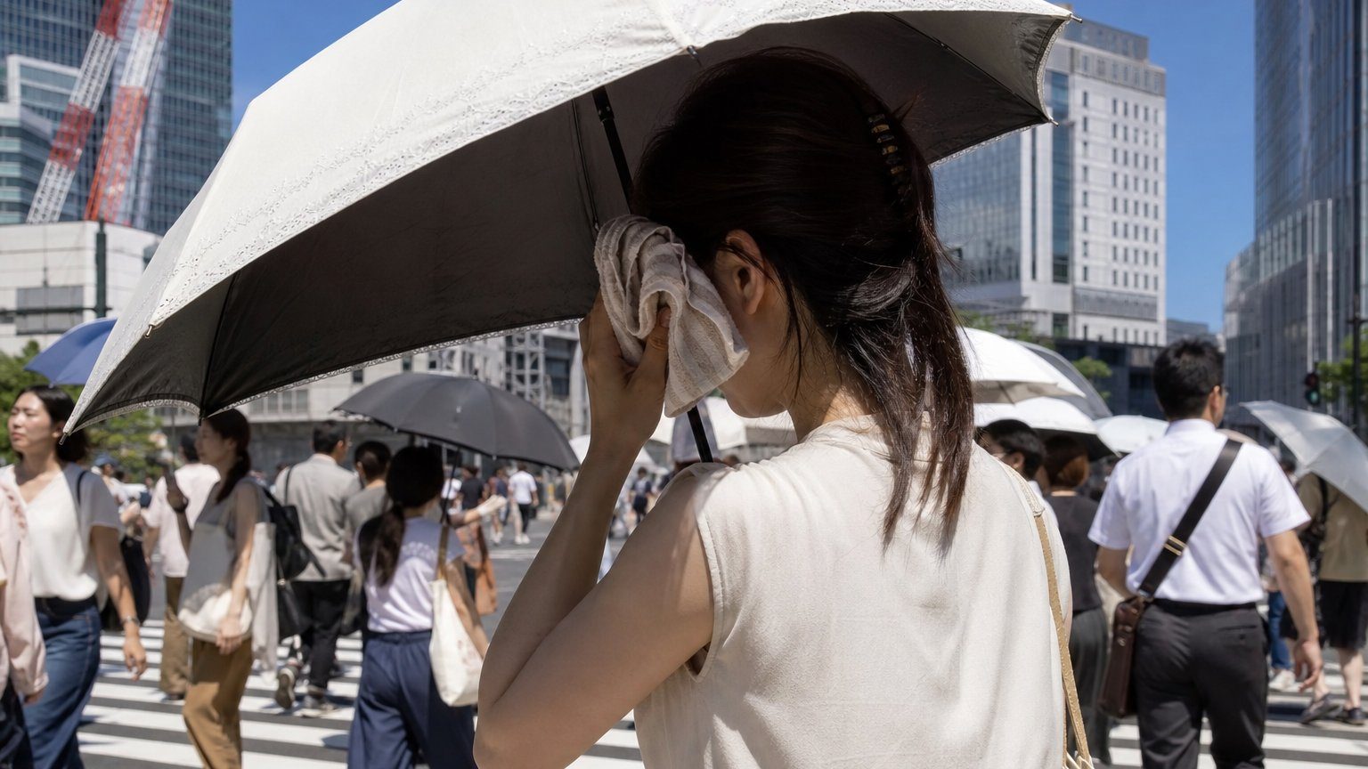 Japan Logs First 'Cruelly Hot Day' as Heat Rises