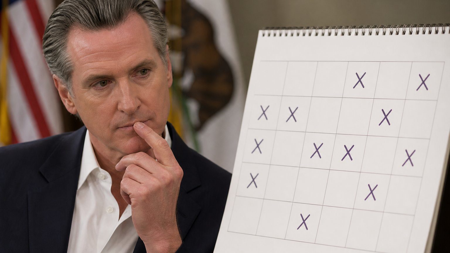 Newsom Calendar Shows 18 ‘No Official Business’ Days