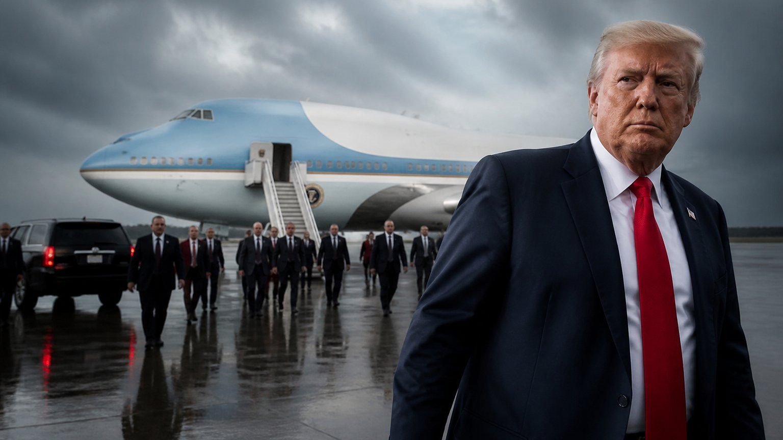 Trump’s Turkey exit used Air Force One ruse
