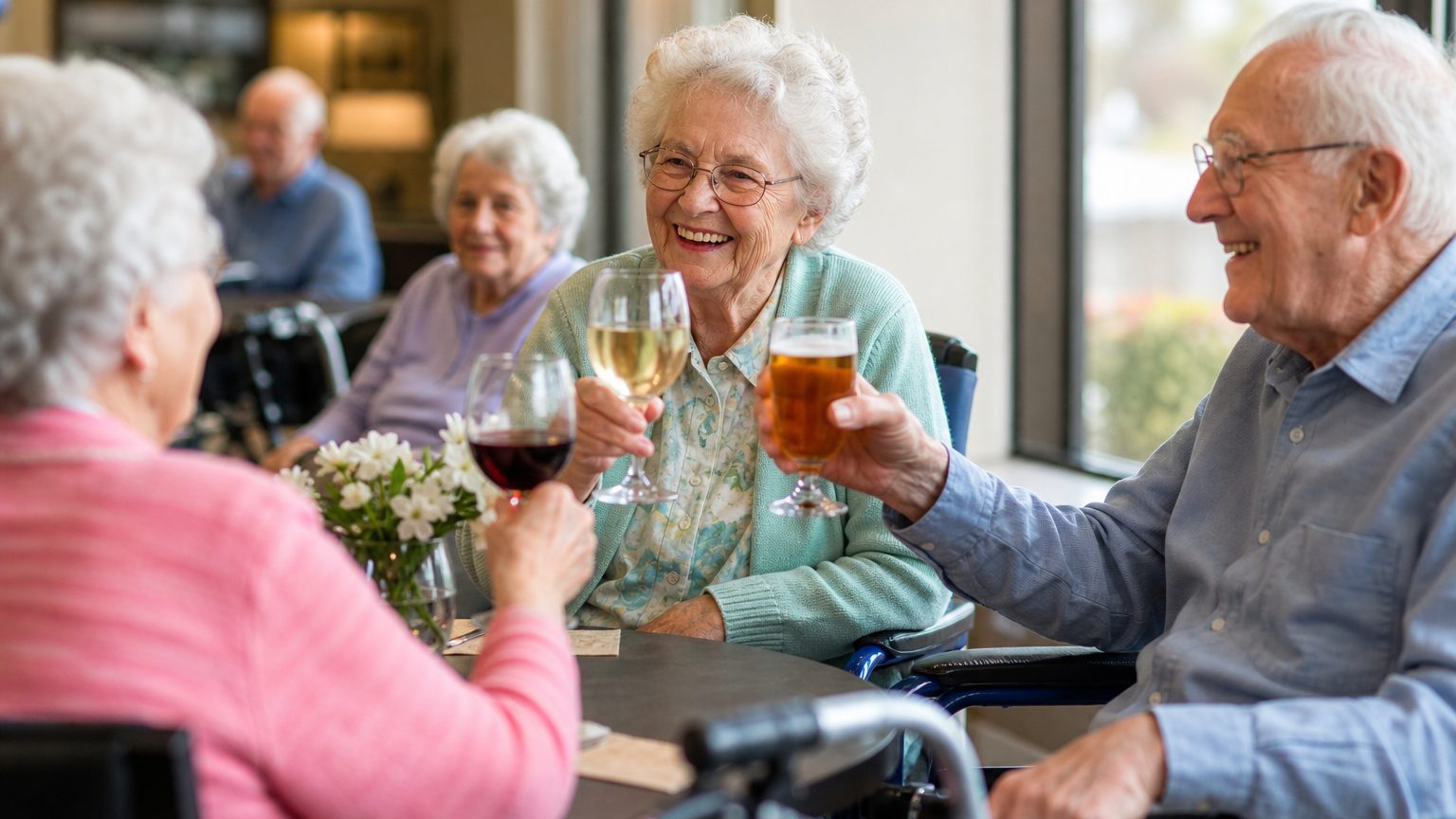 Minnesota happy hour bill cheers care home residents