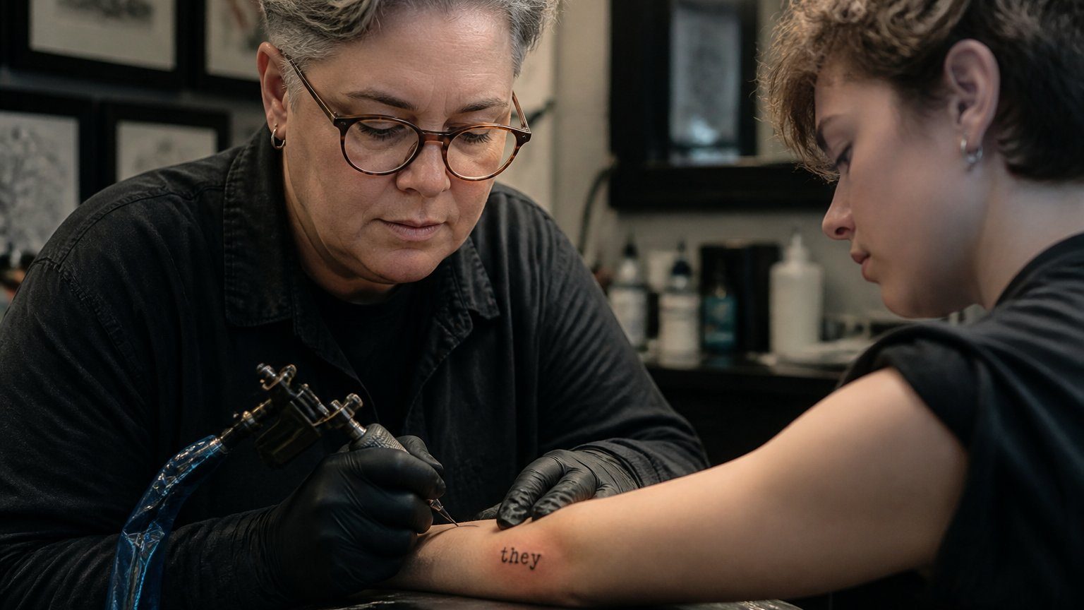 Rosie O’Donnell Tattooed ‘They’ For Teen