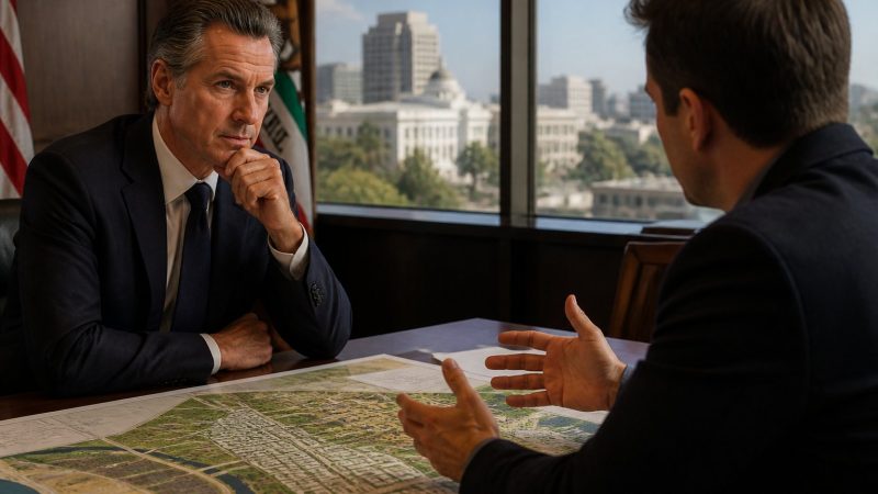 California Forever Seeks Newsom’s Help on Site Plan