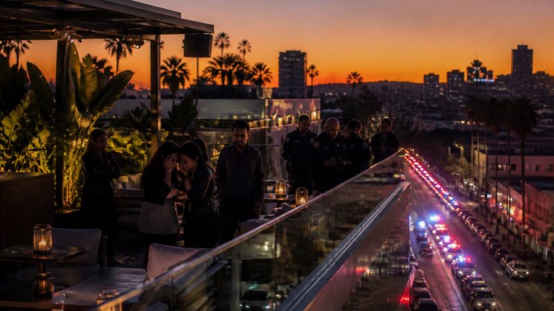 Sunset Strip Shooting Shakes Harriet’s Rooftop Bar