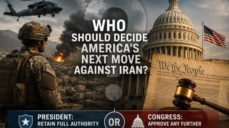 Should Congress Take Back Control of America’s War Powers?
