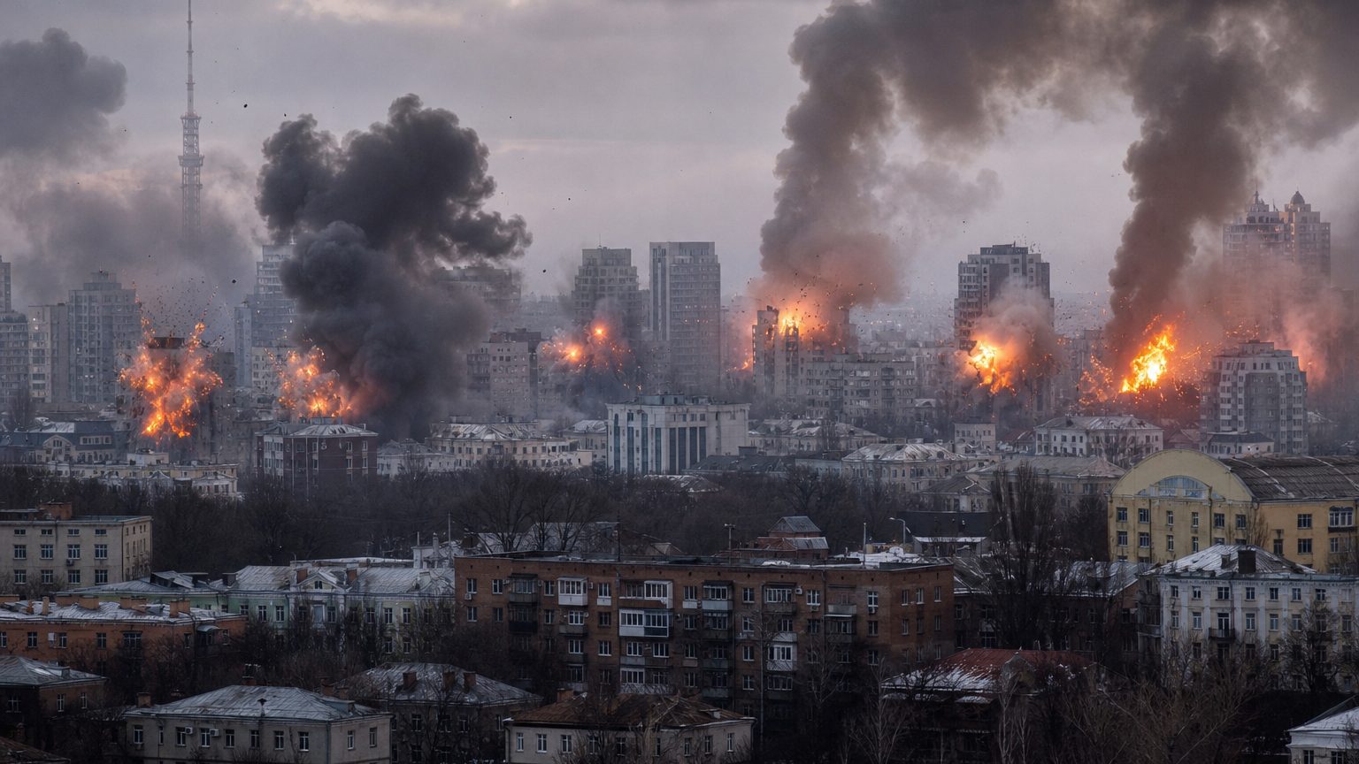 Kyiv Hit by Major Ballistic Missile Attack