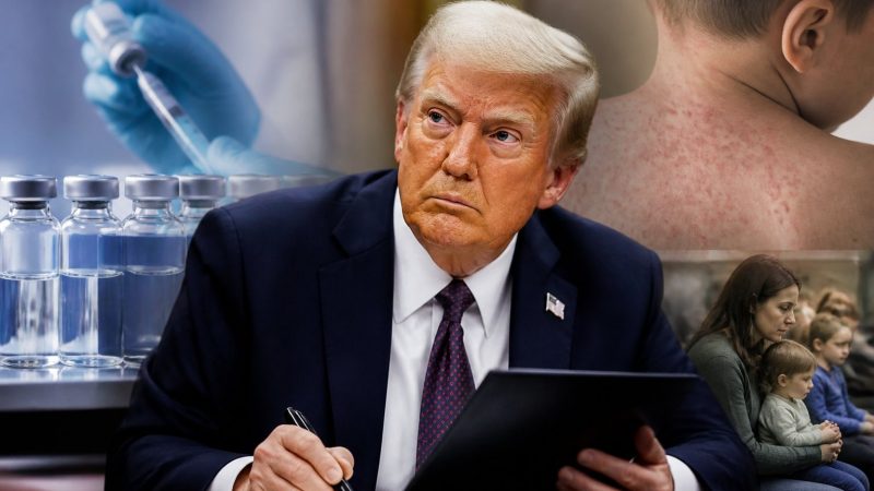 Trump vaccine order lands as measles cases surge