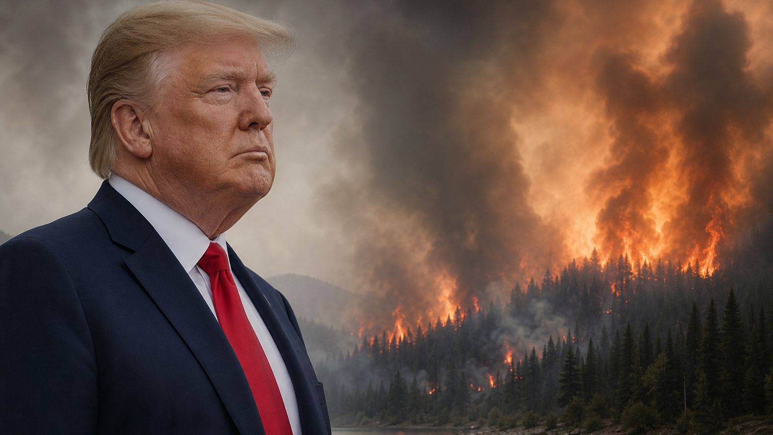 Canada Wildfires Spark Trump Tariff Threats