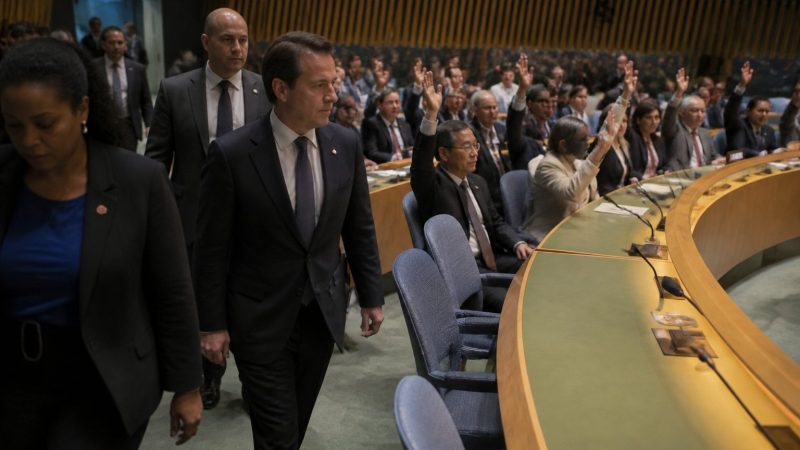 US Walkout Follows UN Human Rights Vote Clash