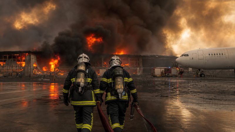 Bordeaux Airport Blaze Kills Two Firefighters
