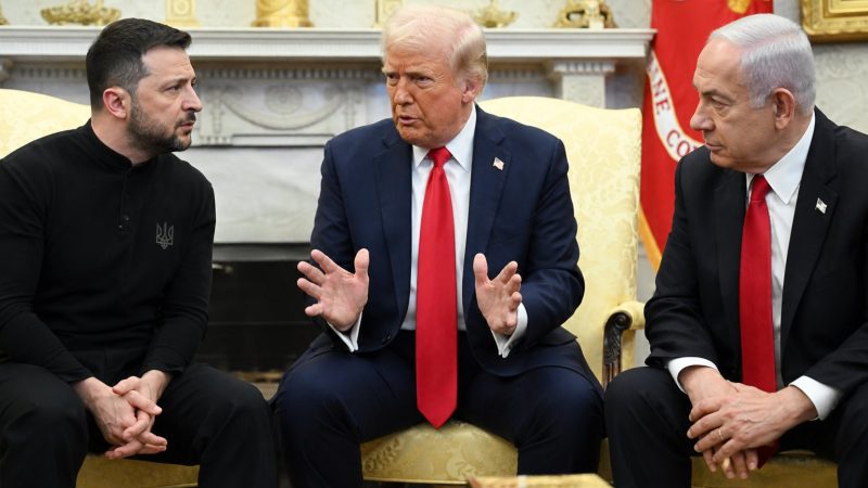 Zelensky, Netanyahu Meet Trump as War Talks Continue
