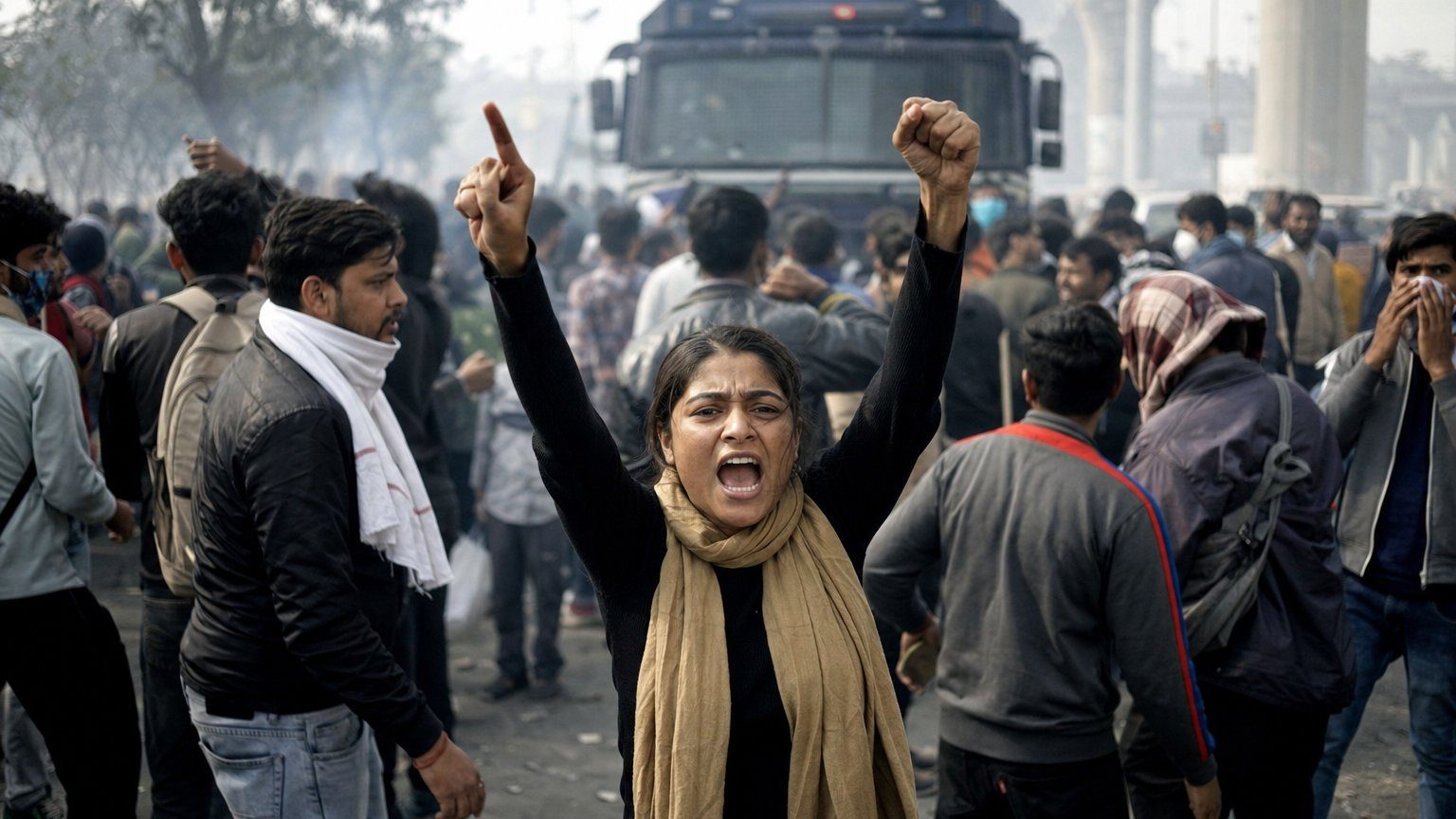 Delhi protests rage after police crackdown