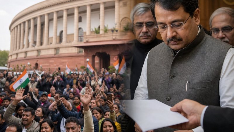 India's CJP Protest Ends After Minister Quits