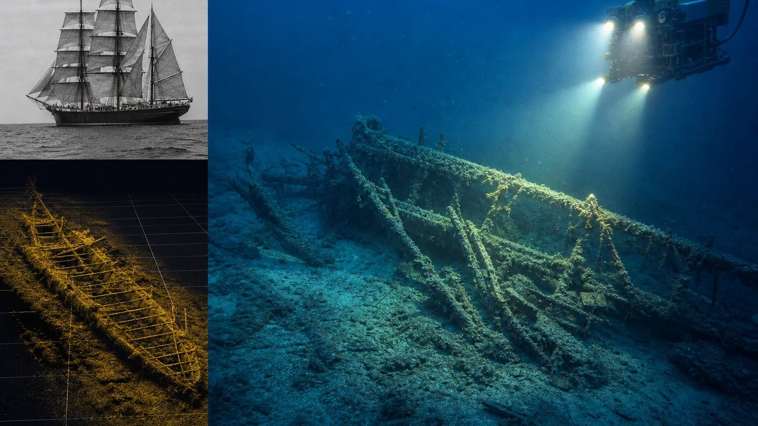 Clipper Endeavor Wreck Found After 74 Years