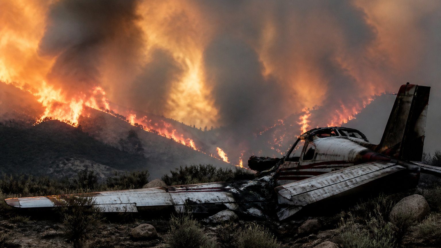 California pilot dies in Utah wildfire crash