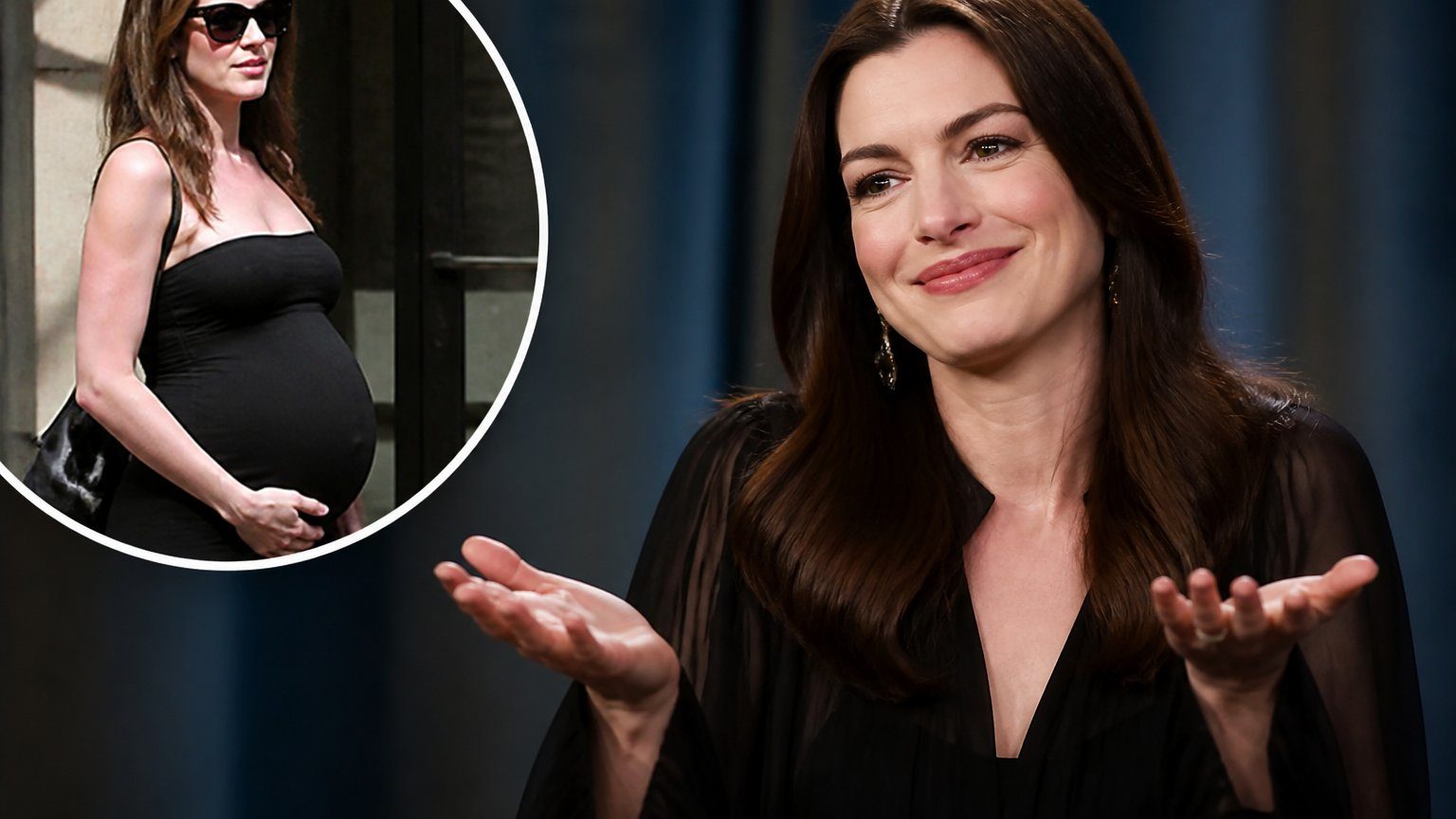 Anne Hathaway Jokes About Baby Bump Critics