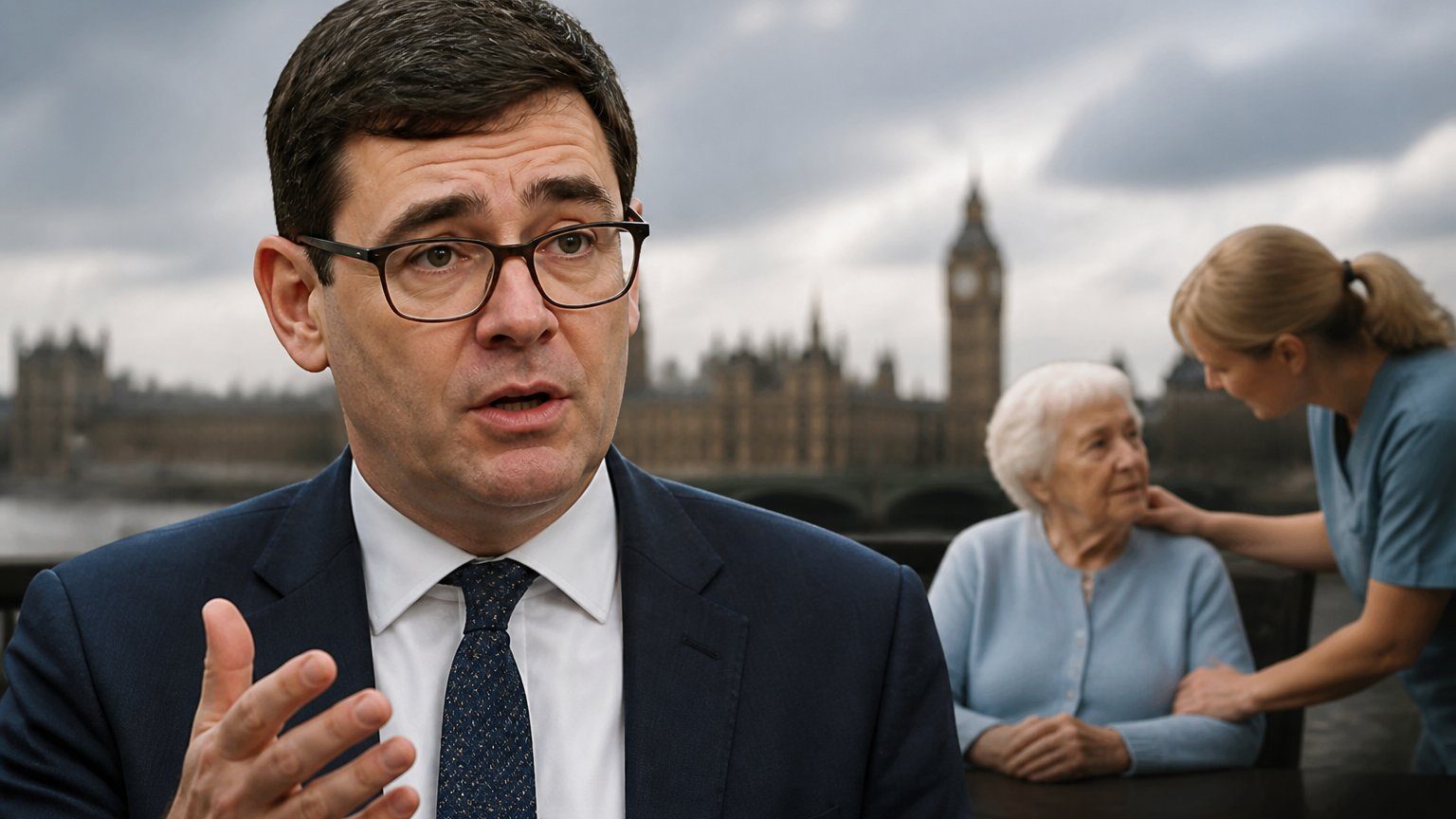 Burnham hints at tax rise debate in care plan