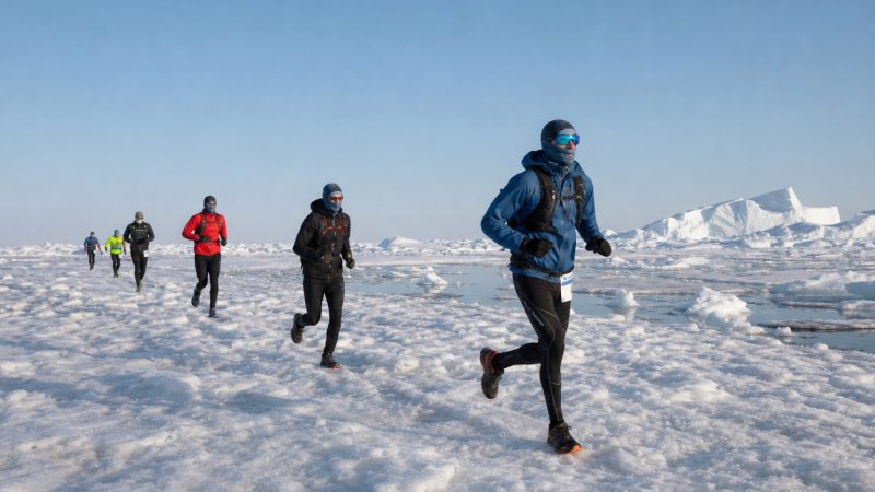 North Pole Marathon Brings Runners to Drifting Ice