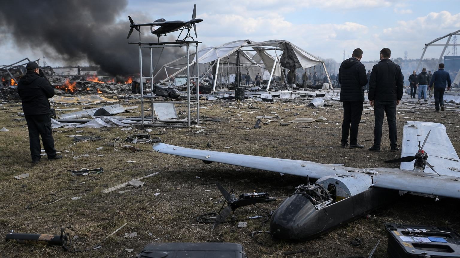Drone Exhibition Attack Near Kyiv Kills 10