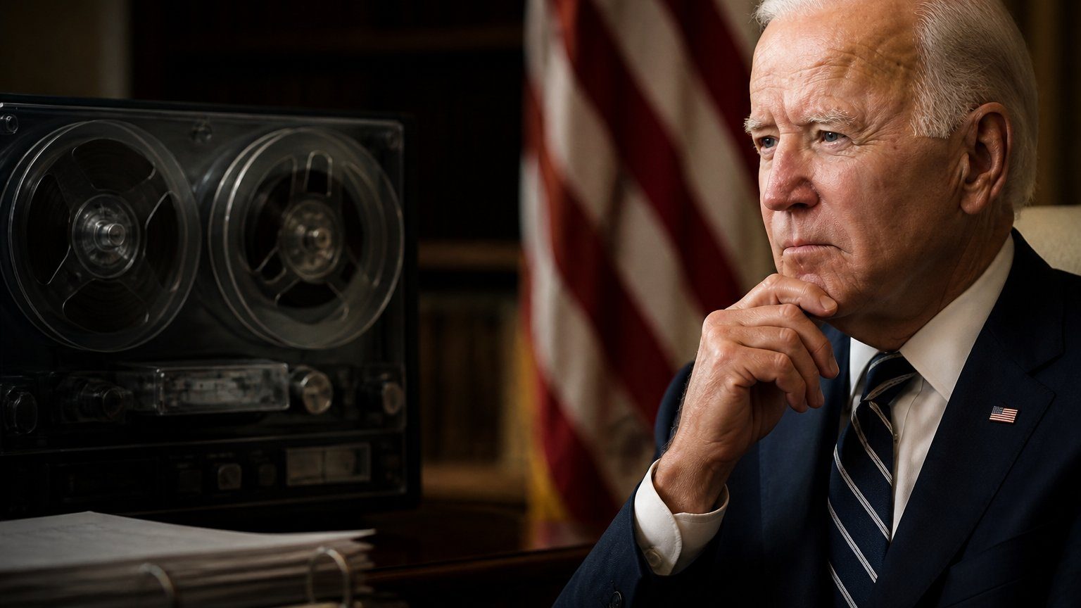 Biden Audio Tapes Surface in Records Fight