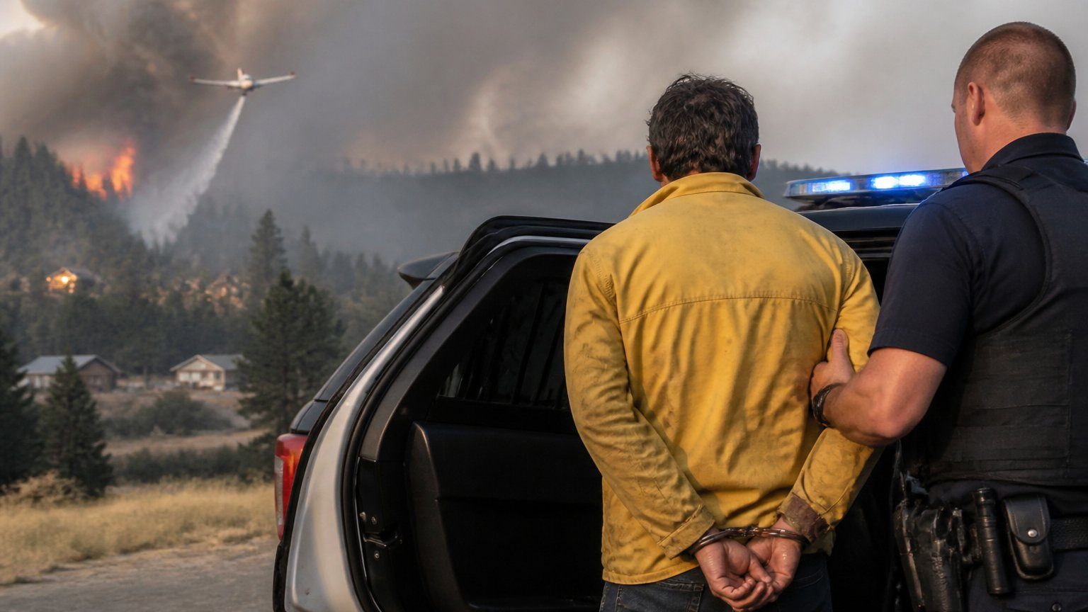 Arson Arrest in Spokane Wildfire Probe