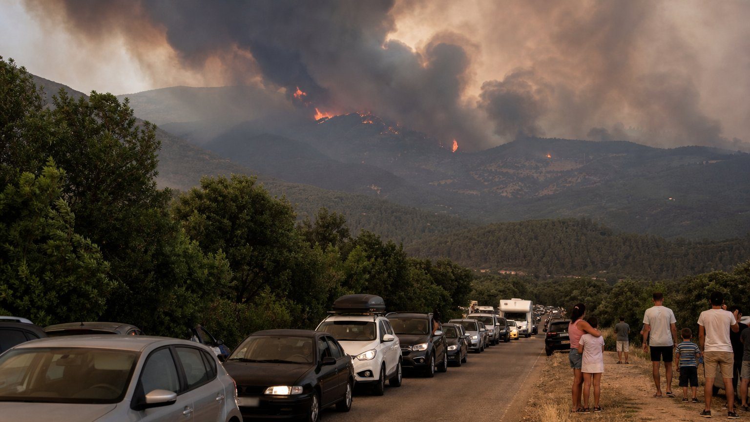 France Wildfires Force 55,000 More Out