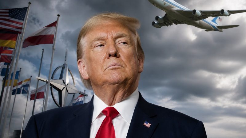 Trump says plane swap followed Nato threat
