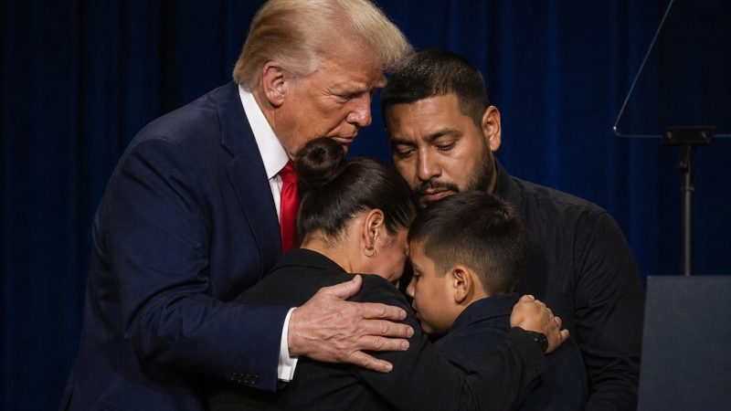 Trump Pauses Speech to Comfort Bronx Boy’s Family