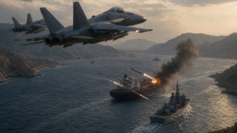 US Launches New Iran Strikes Over Strait Threat