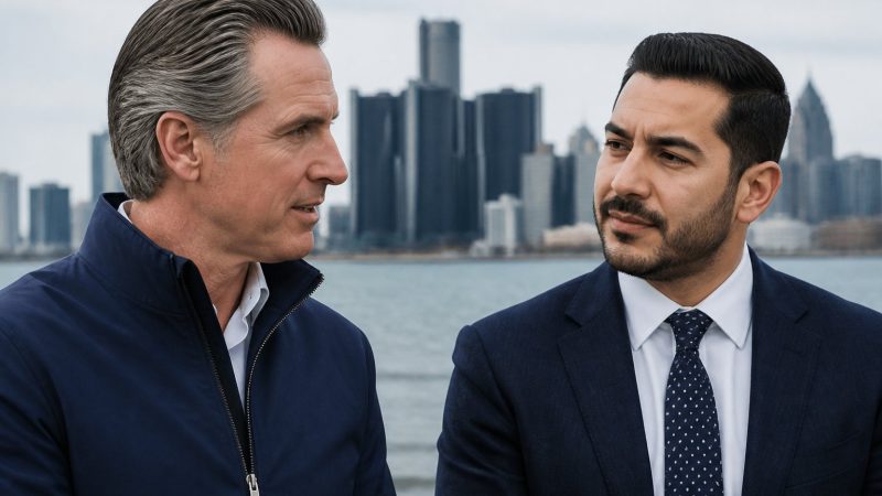 Newsom Plans Michigan Meeting With Abdul El-Sayed